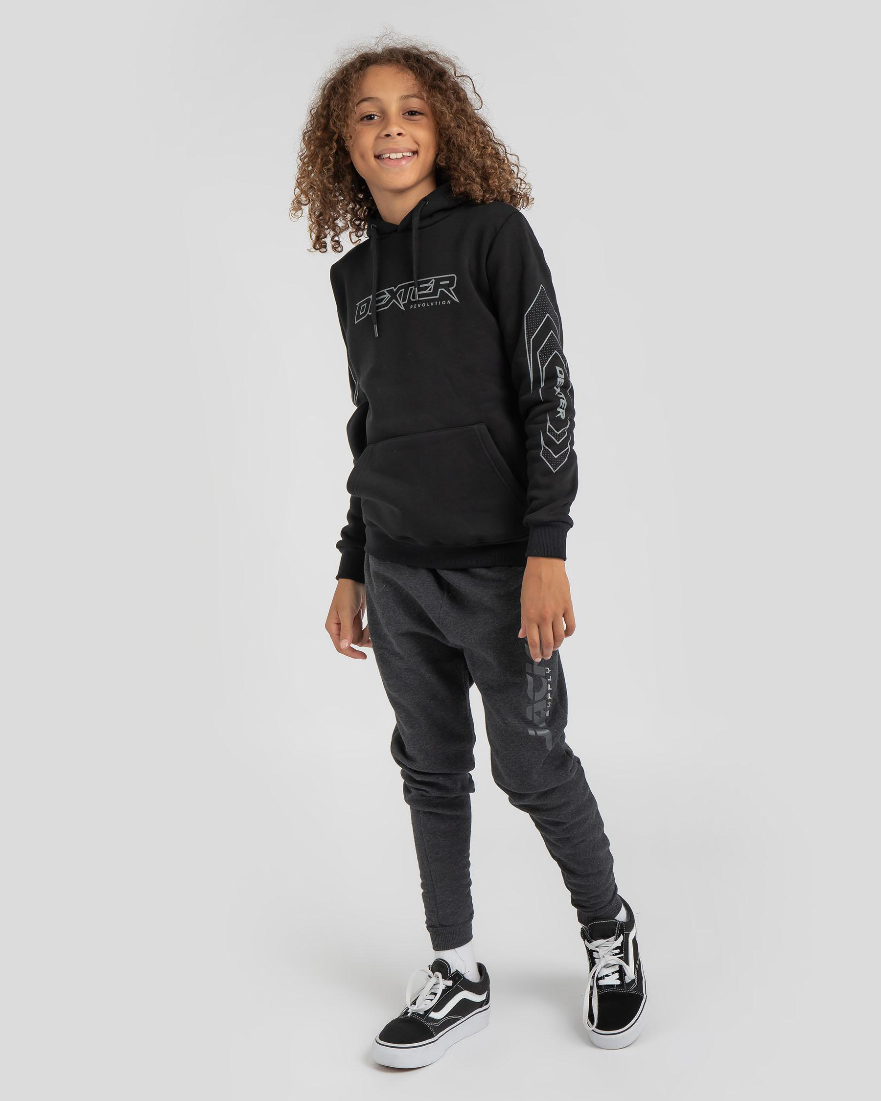 Shop Dexter Boys' Shifter Hoodie In Black - Fast Shipping & Easy ...