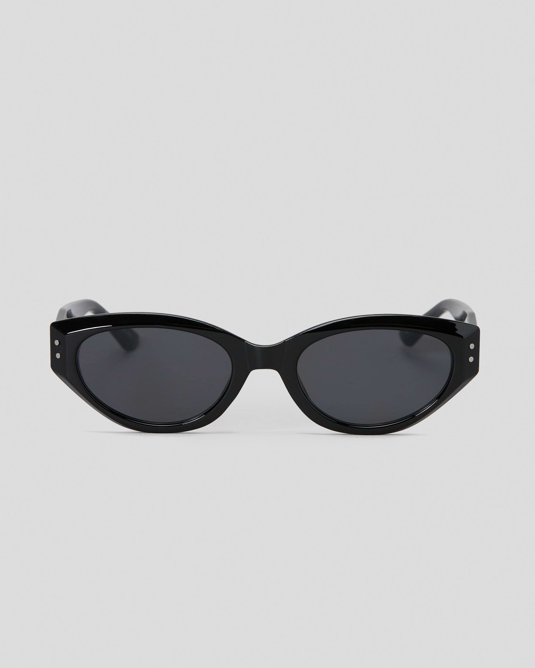 Shop Tuke Eyewear Miami Sunglasses In Black/smoke - Fast Shipping ...