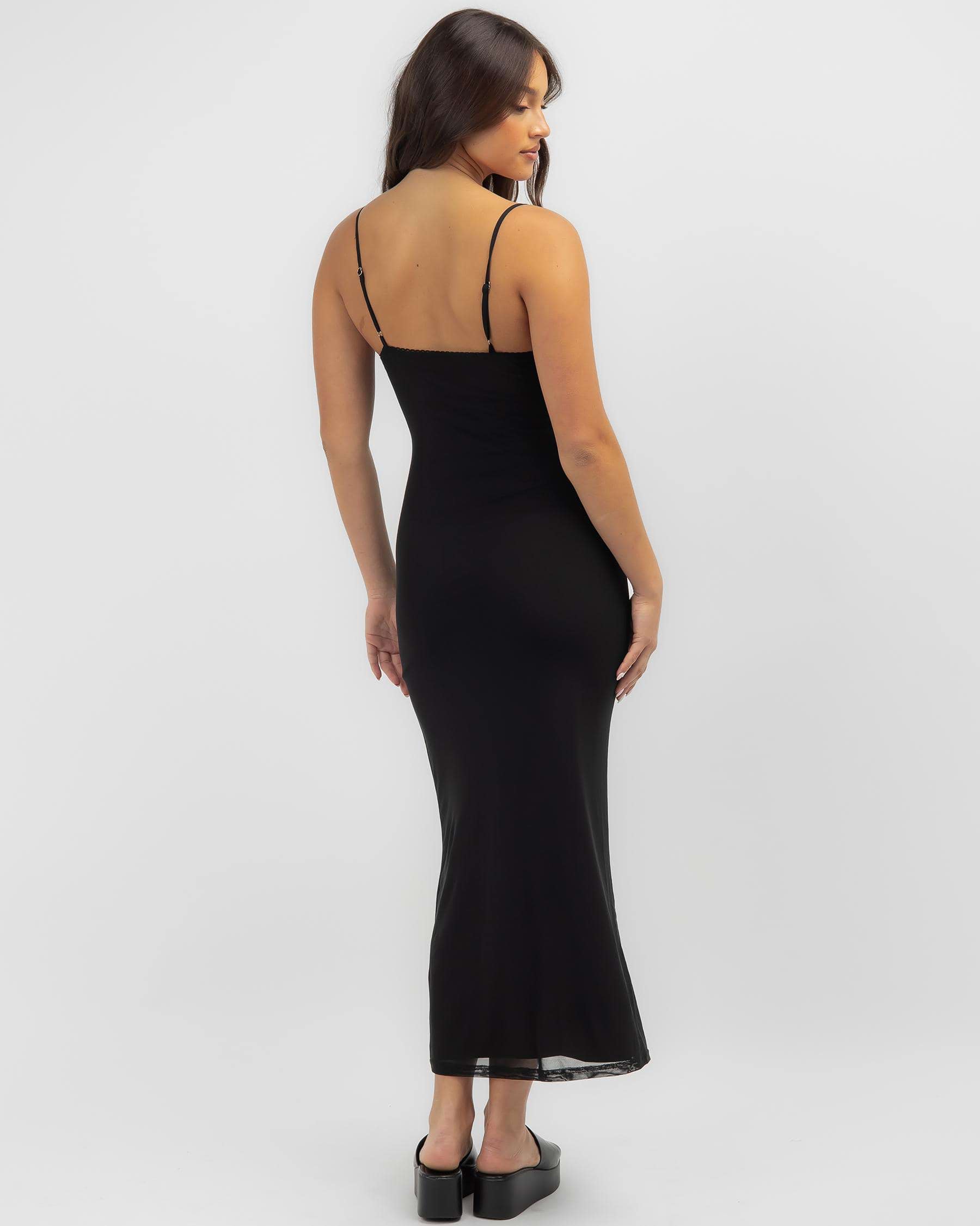 Shop Ava And Ever Lana Maxi Dress In Black - Fast Shipping & Easy ...