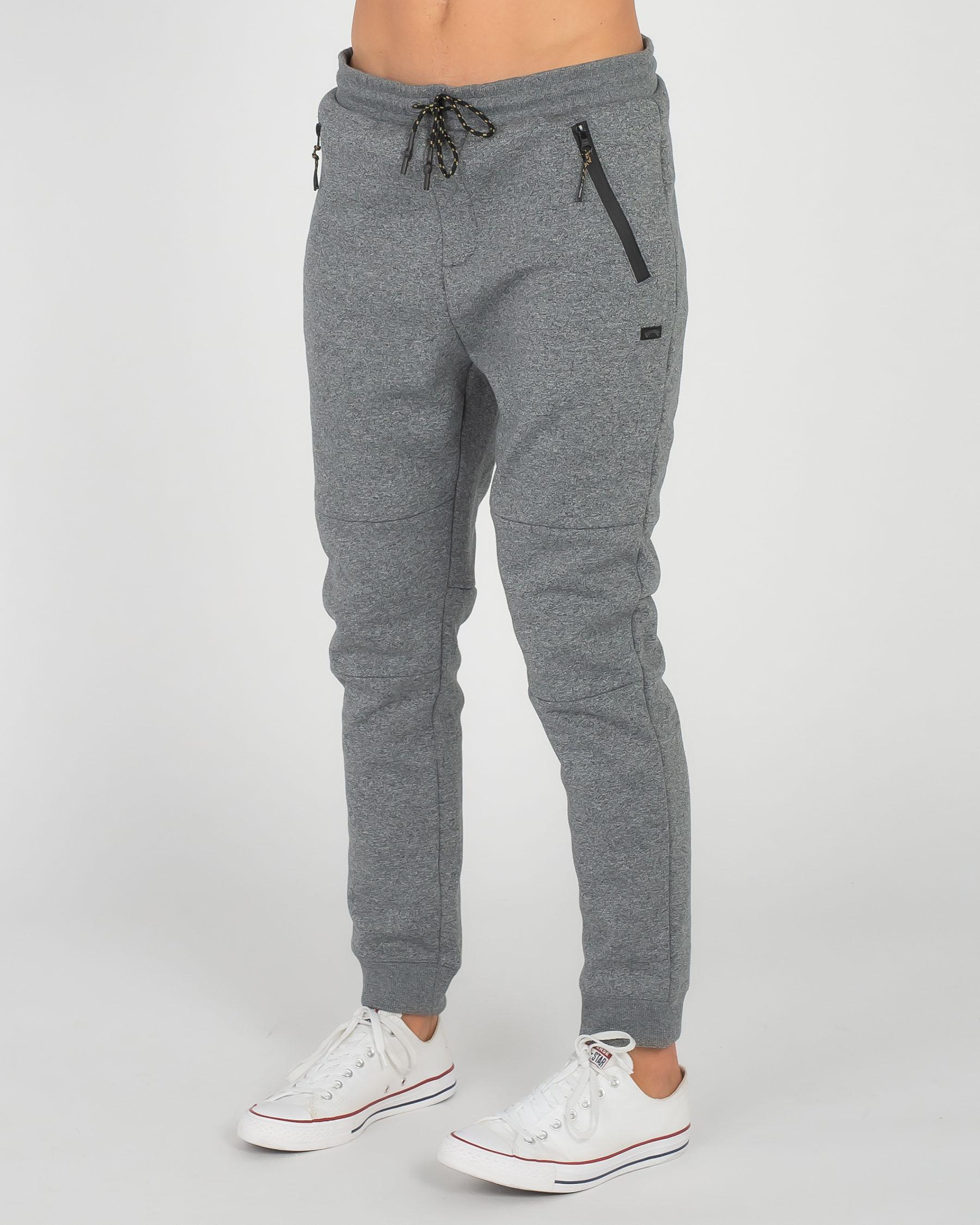 Shop Billabong ADIV Tech Track Pants In Tech Marle - Fast Shipping ...