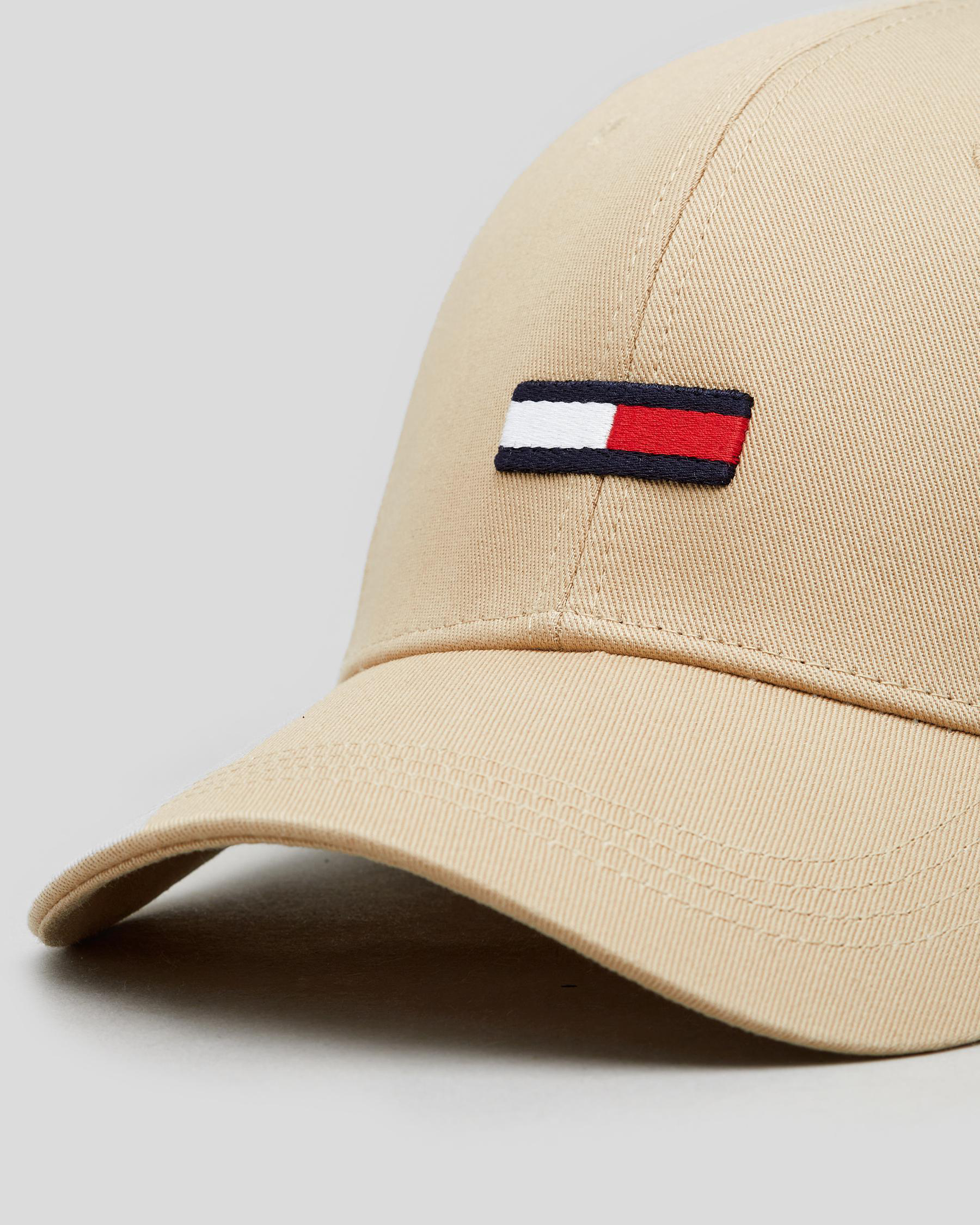 FREE* & United Tommy In Soft Beige TJM - Cap Returns City - Easy Flag Beach Shipping States Hilfiger