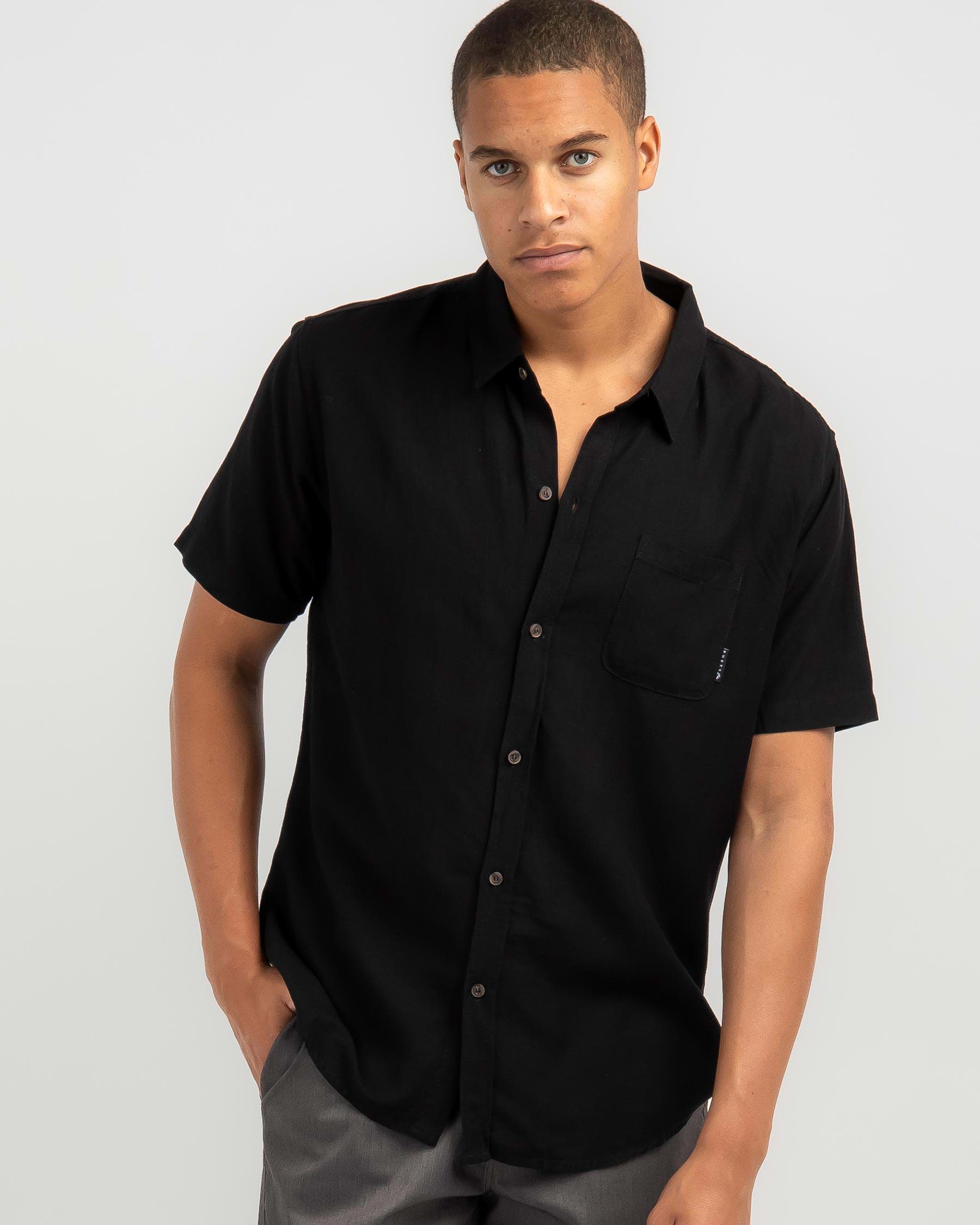 Shop Rusty Overtone Shirt In Black - Fast Shipping & Easy Returns ...