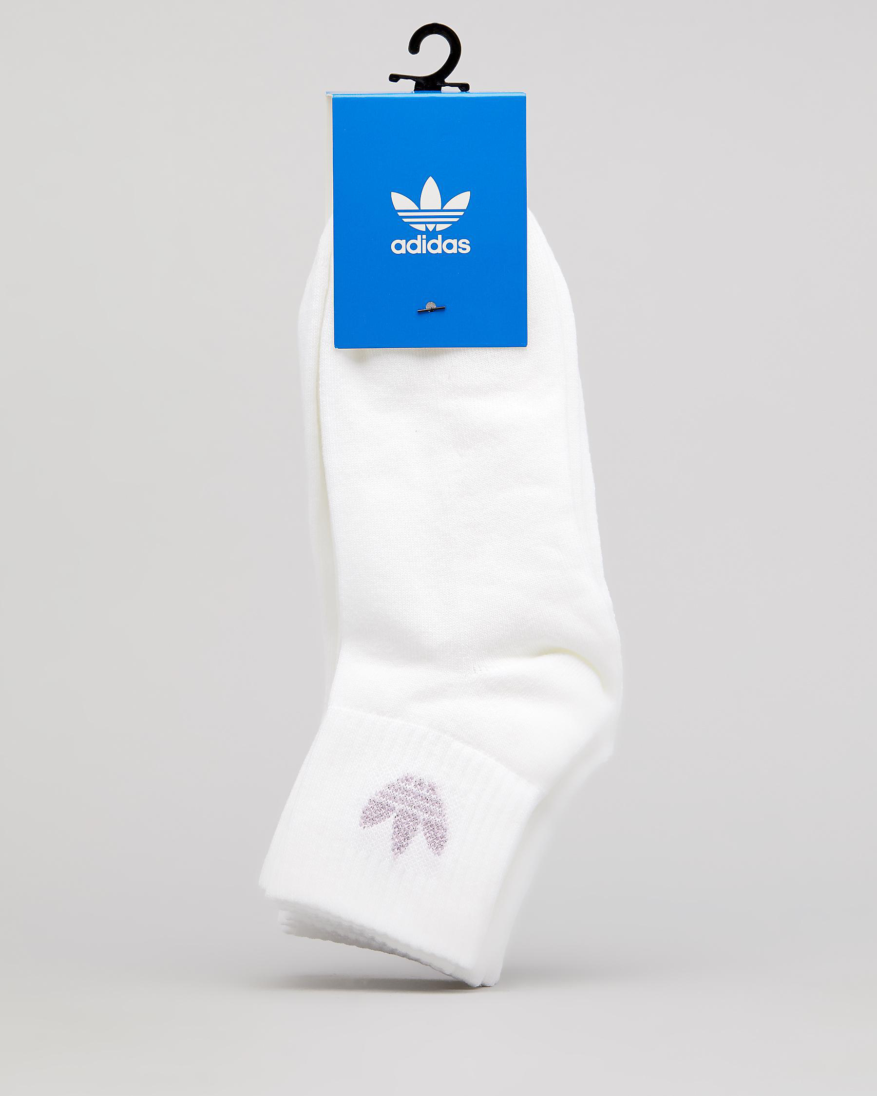 Adidas Womens Mid Ankle Sock Pack In White Fast Shipping And Easy Returns City Beach Australia 3301