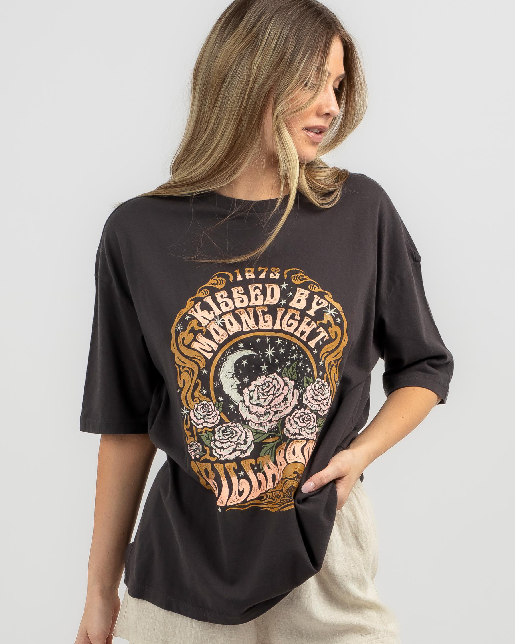 Shop Billabong Wanderlust T-Shirt In Black Sands - Fast Shipping & Easy ...