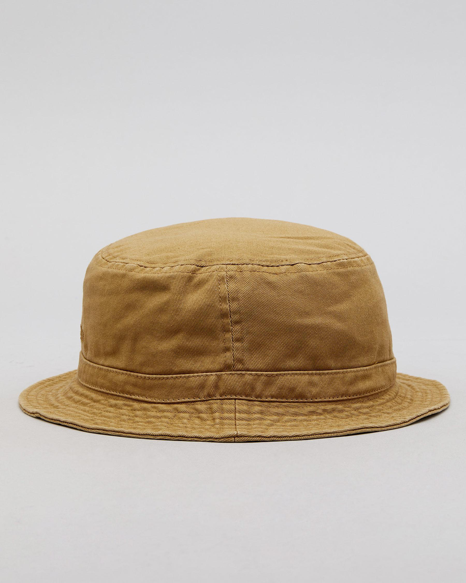 Shop Lucid Textile Bucket Hat In Khaki - Fast Shipping & Easy Returns ...