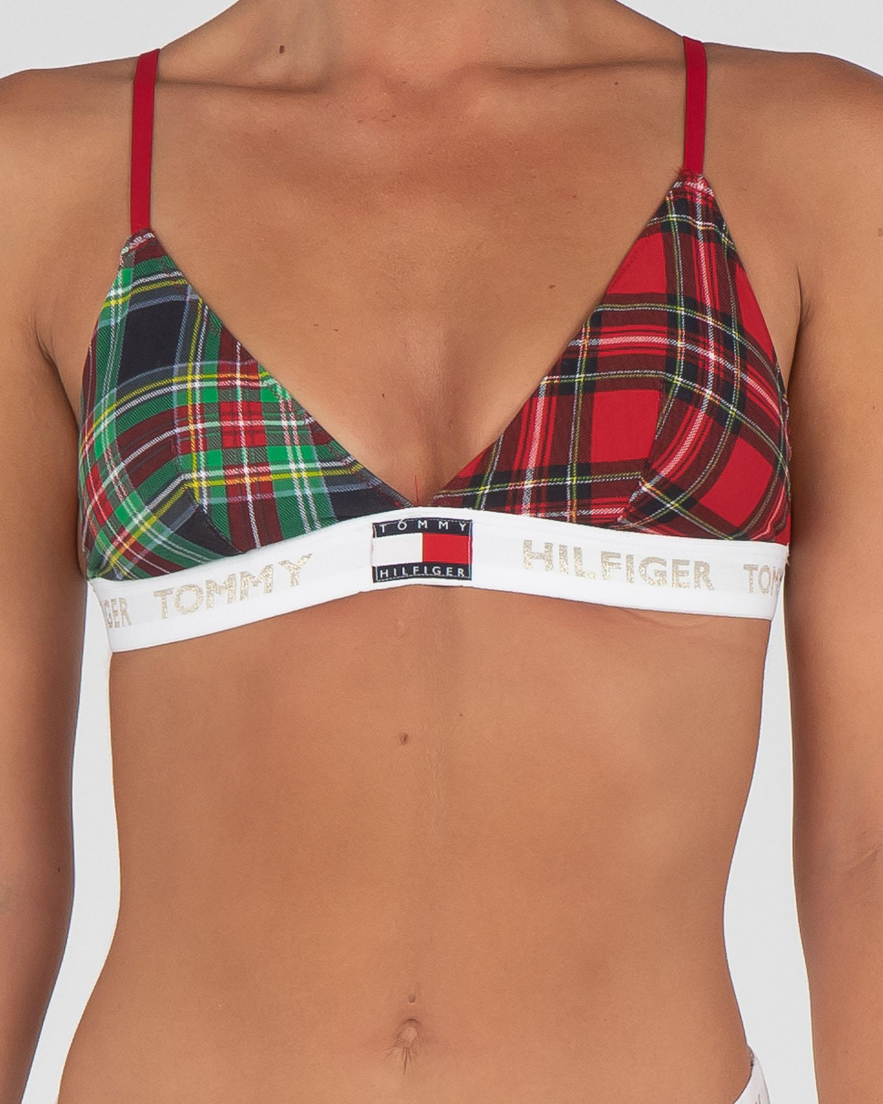 tommy hilfiger tartan bra