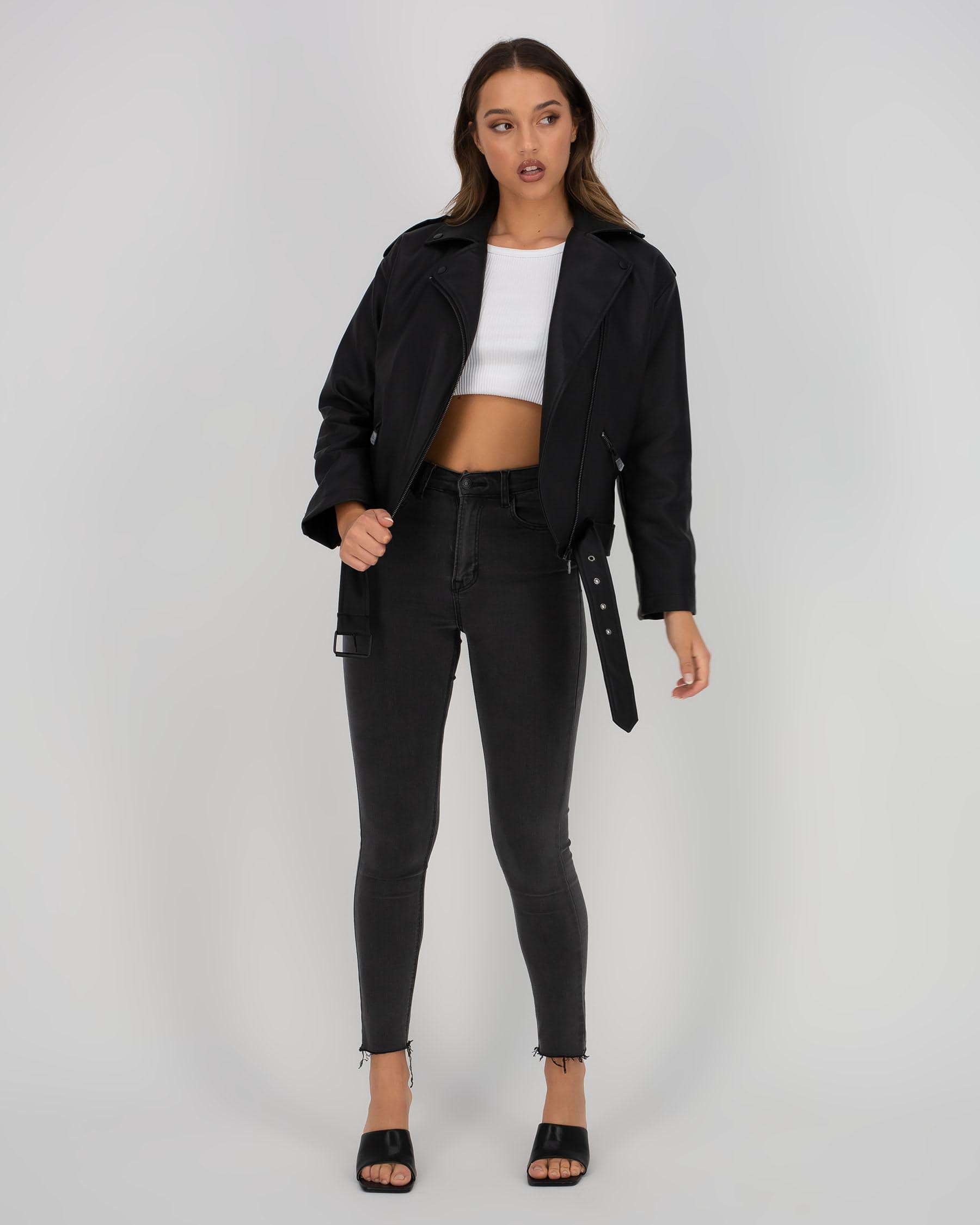 Ava And Ever Baldwin Jacket In Black - Fast Shipping & Easy Returns ...