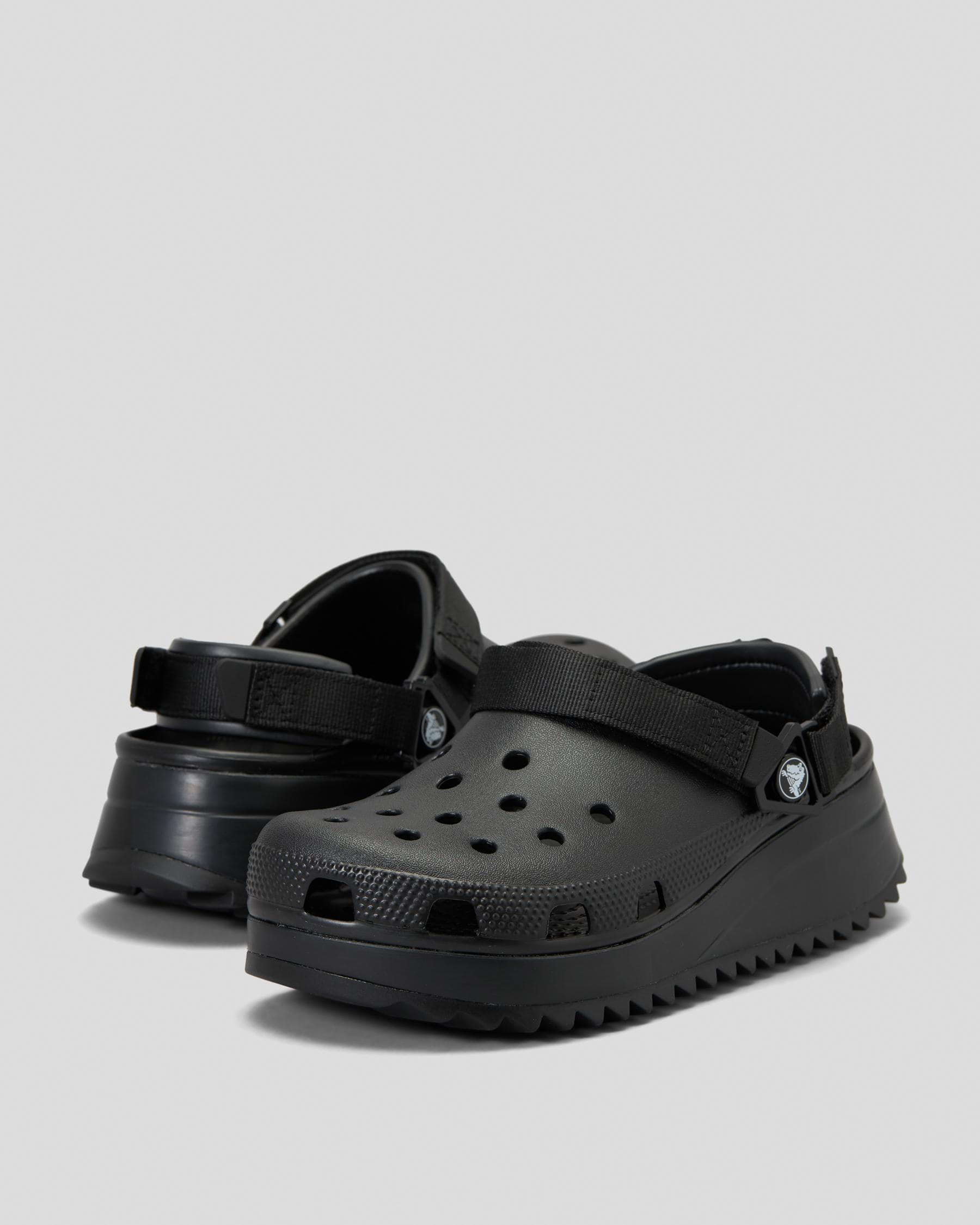 Shop Crocs Classic Hiker Clogs In Black - Fast Shipping & Easy Returns ...
