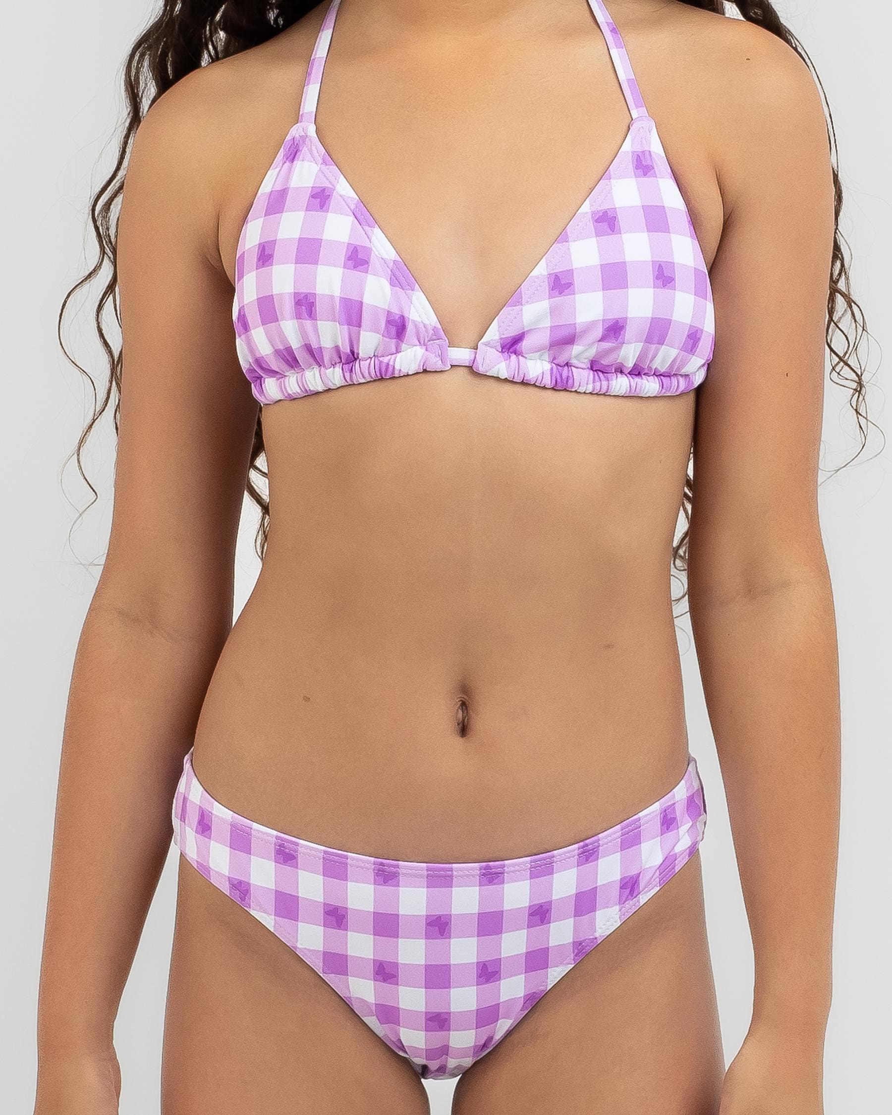 Topanga Swimwear & Beachwear  Heart Throb Triangle Bikini Top Blue/Purple  - Womens ⋆ Drzubedatumbi