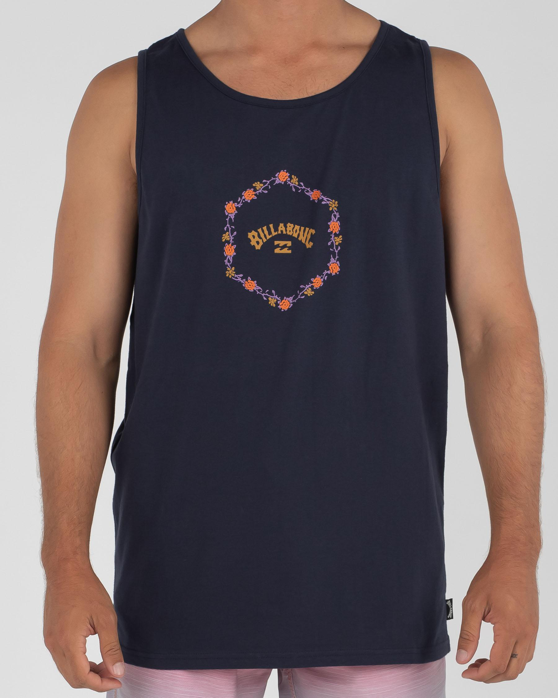 Shop Billabong Access Tank In Navy - Fast Shipping & Easy Returns ...