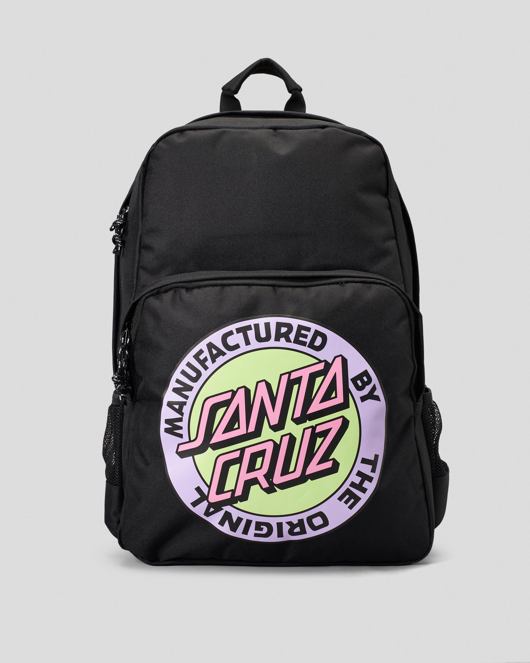 Santa Cruz MFG Dot Retro Backpack In Black - FREE* Shipping & Easy ...