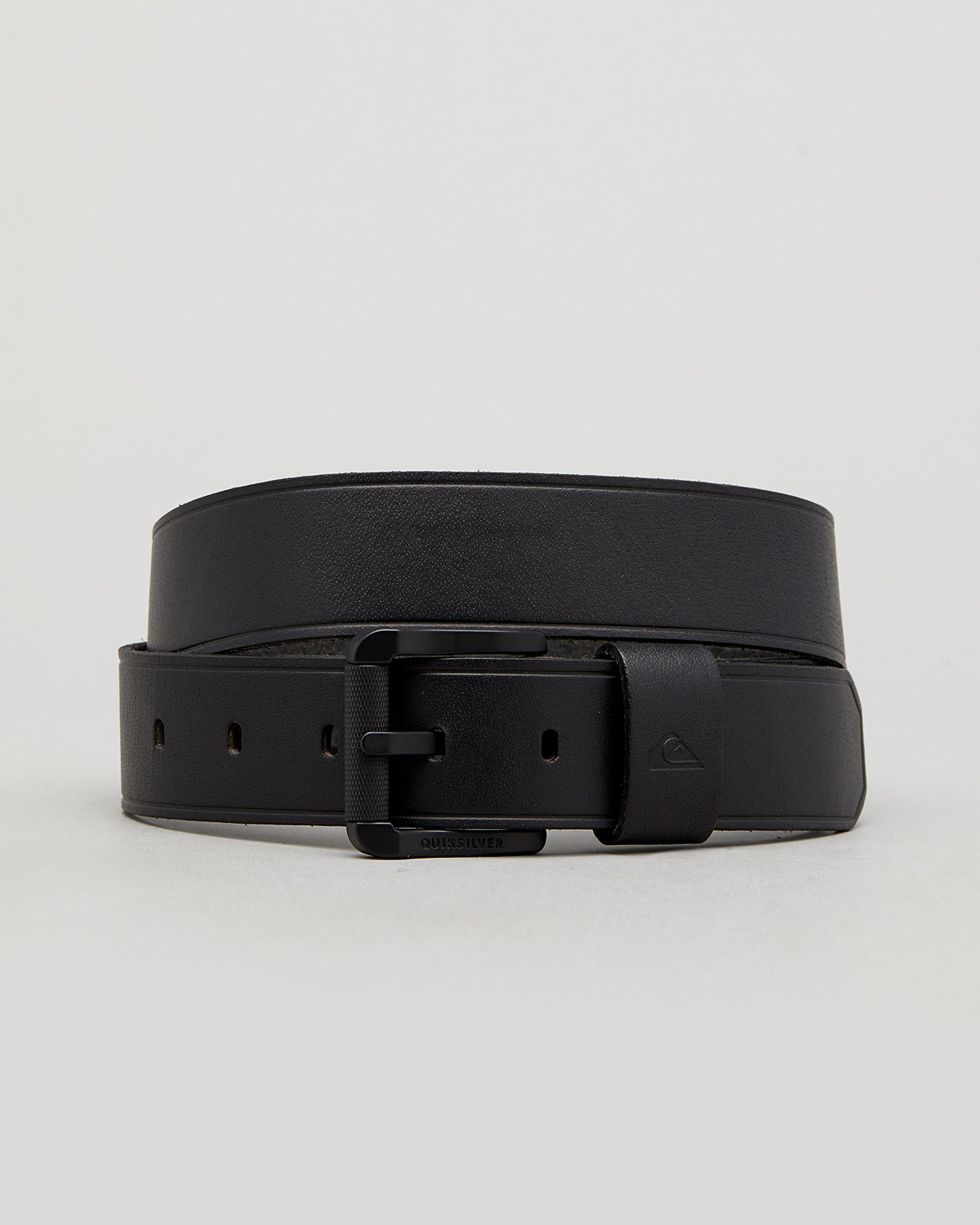 Shop Quiksilver Everydaily Belt In Black - Fast Shipping & Easy Returns ...