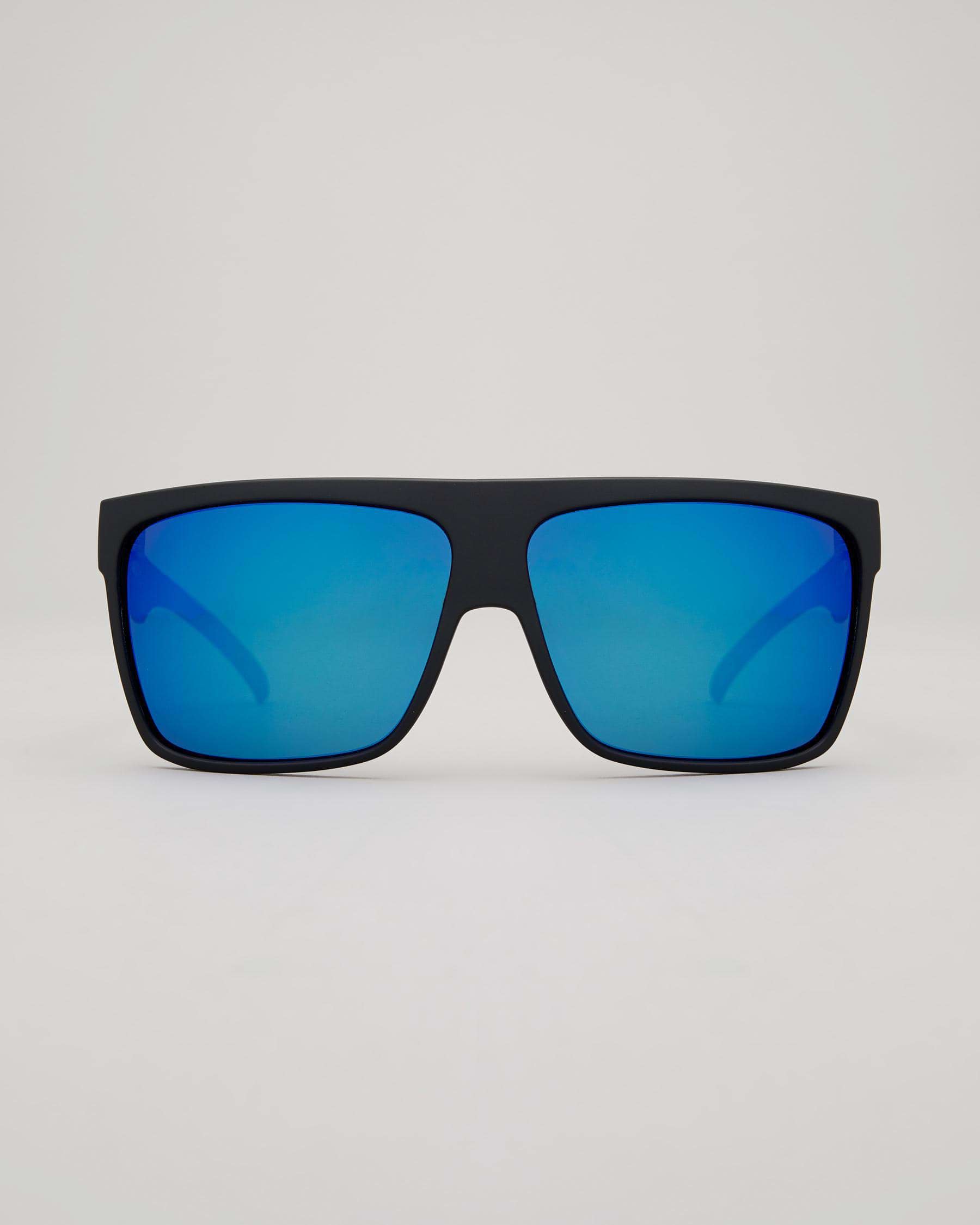 Shop Otis Young Blood Sunglasses In Matte Black/mirror Blue - Fast ...