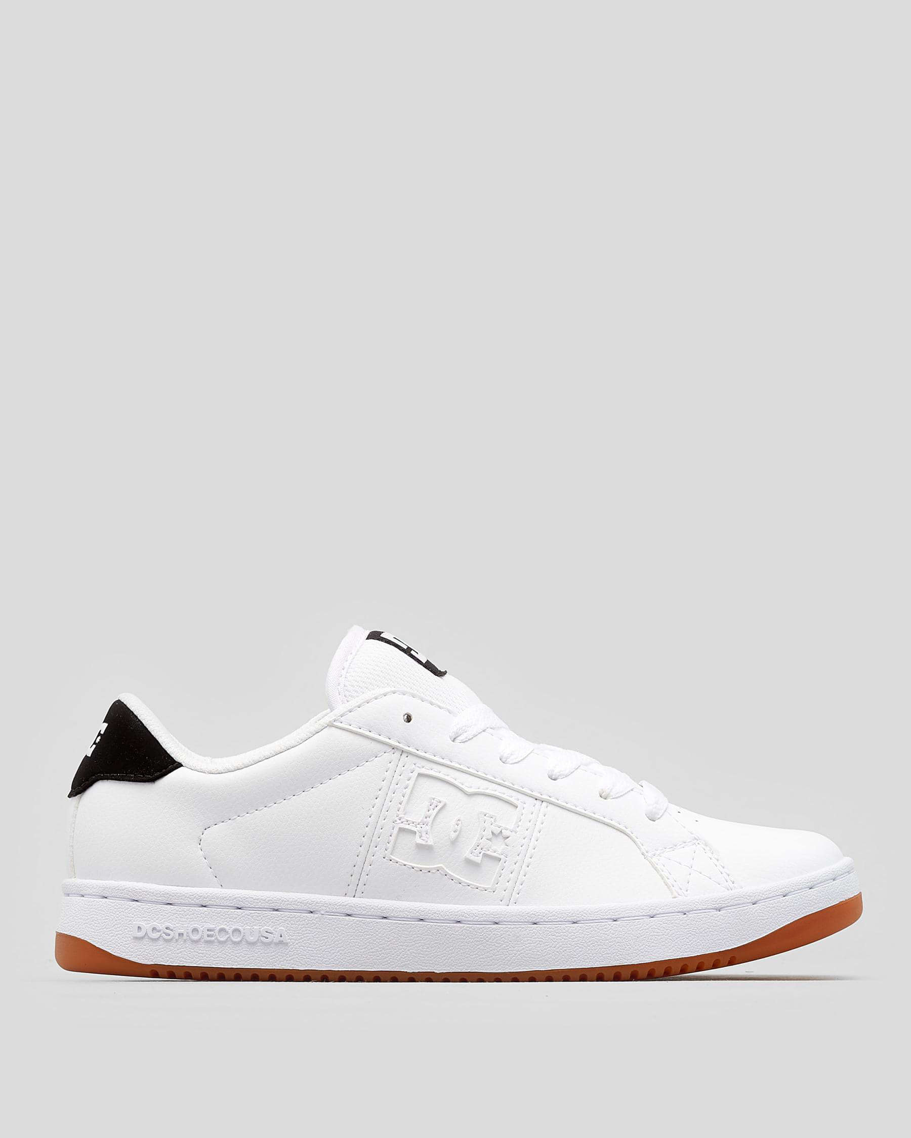 Shop DC Shoes Striker Shoes In White/black/gum - Fast Shipping & Easy ...