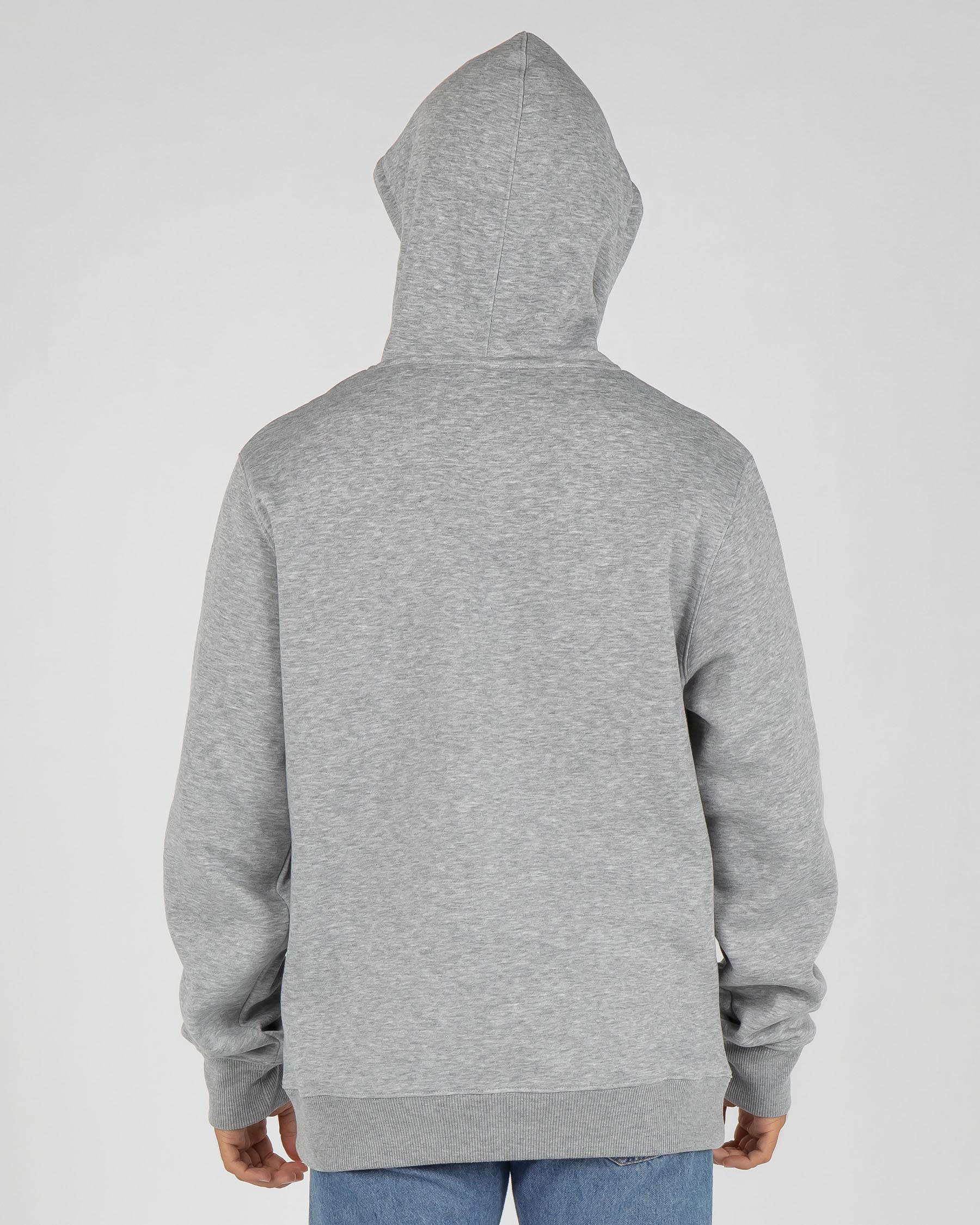 Shop Russell Athletic Bar Logo Hoodie In Ashen Marle - Fast Shipping ...