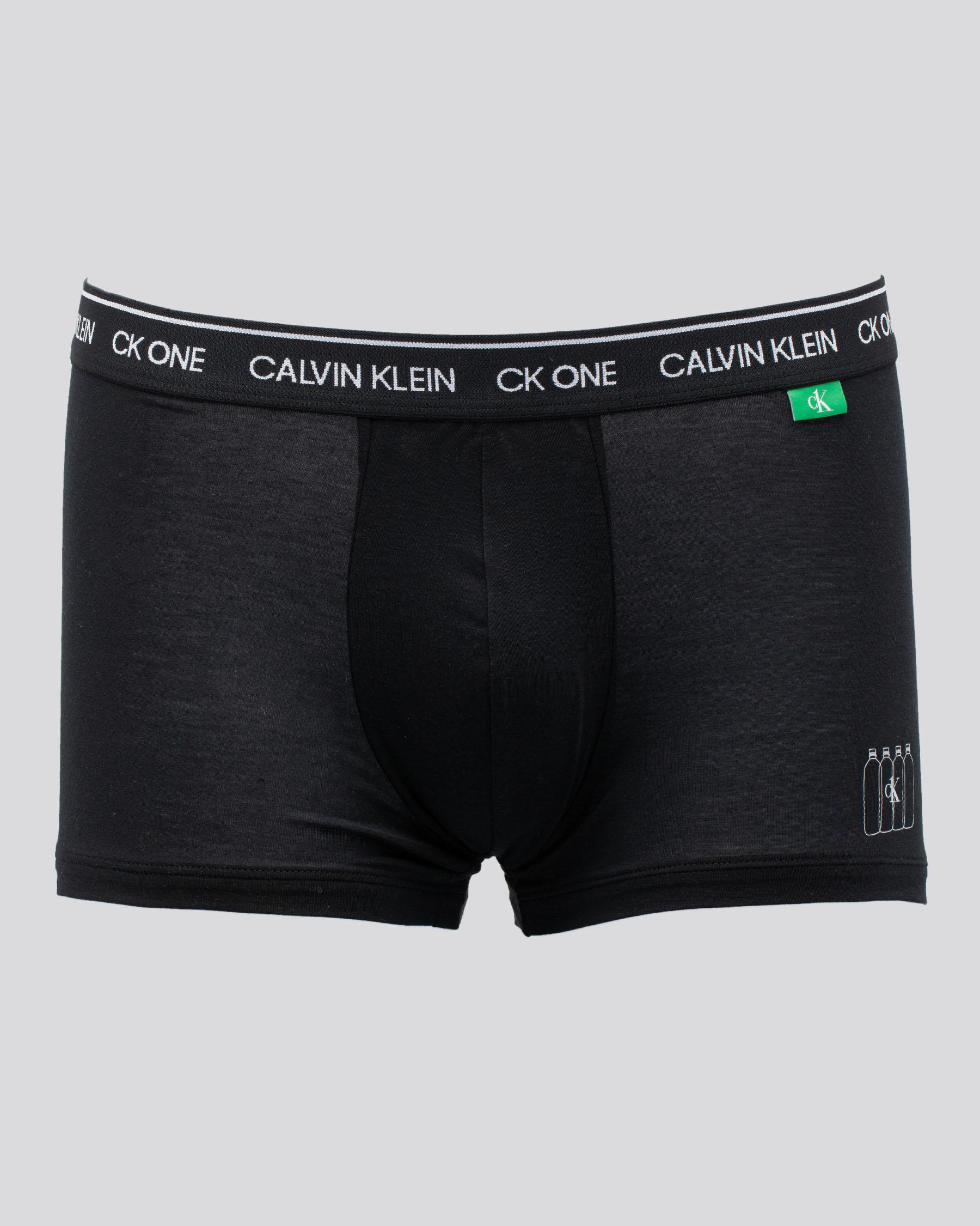 Calvin Klein CK One Recycled Trunks In Black - Fast Shipping & Easy ...