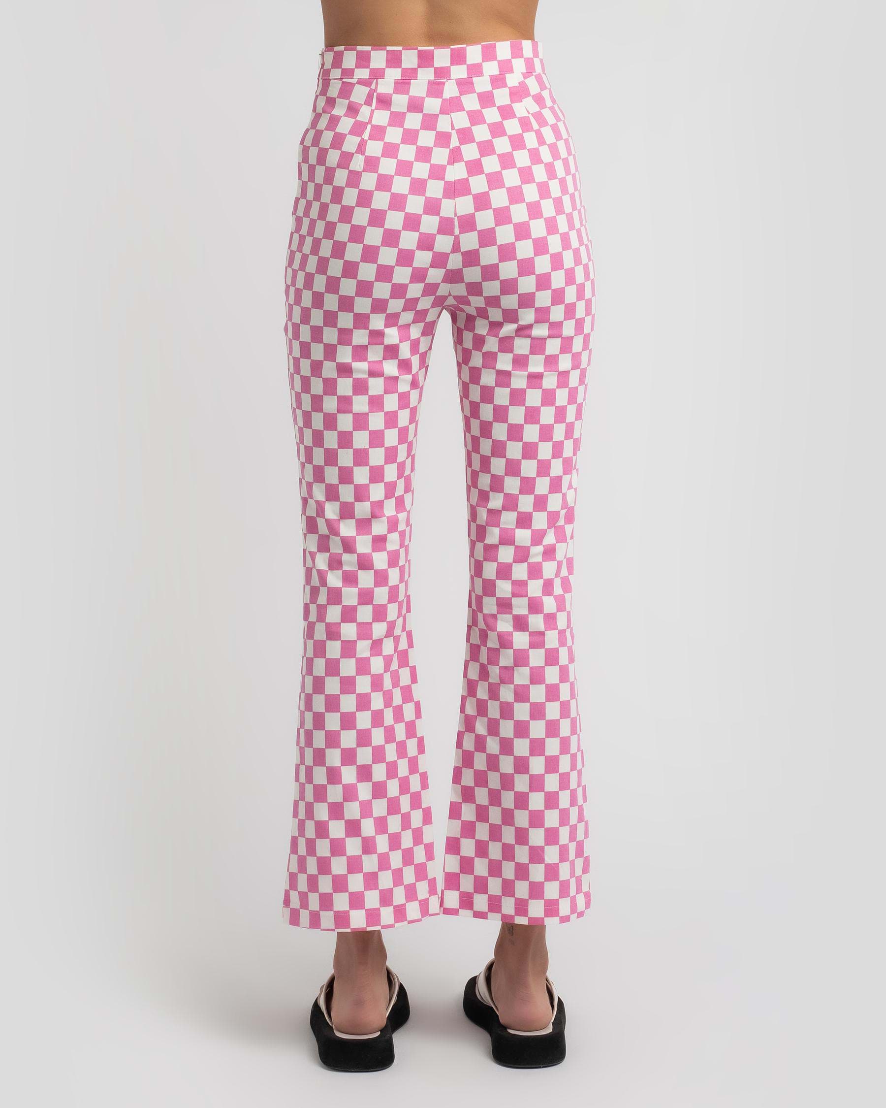 Shop Red Berry Avery Pants In Pink - Fast Shipping & Easy Returns ...