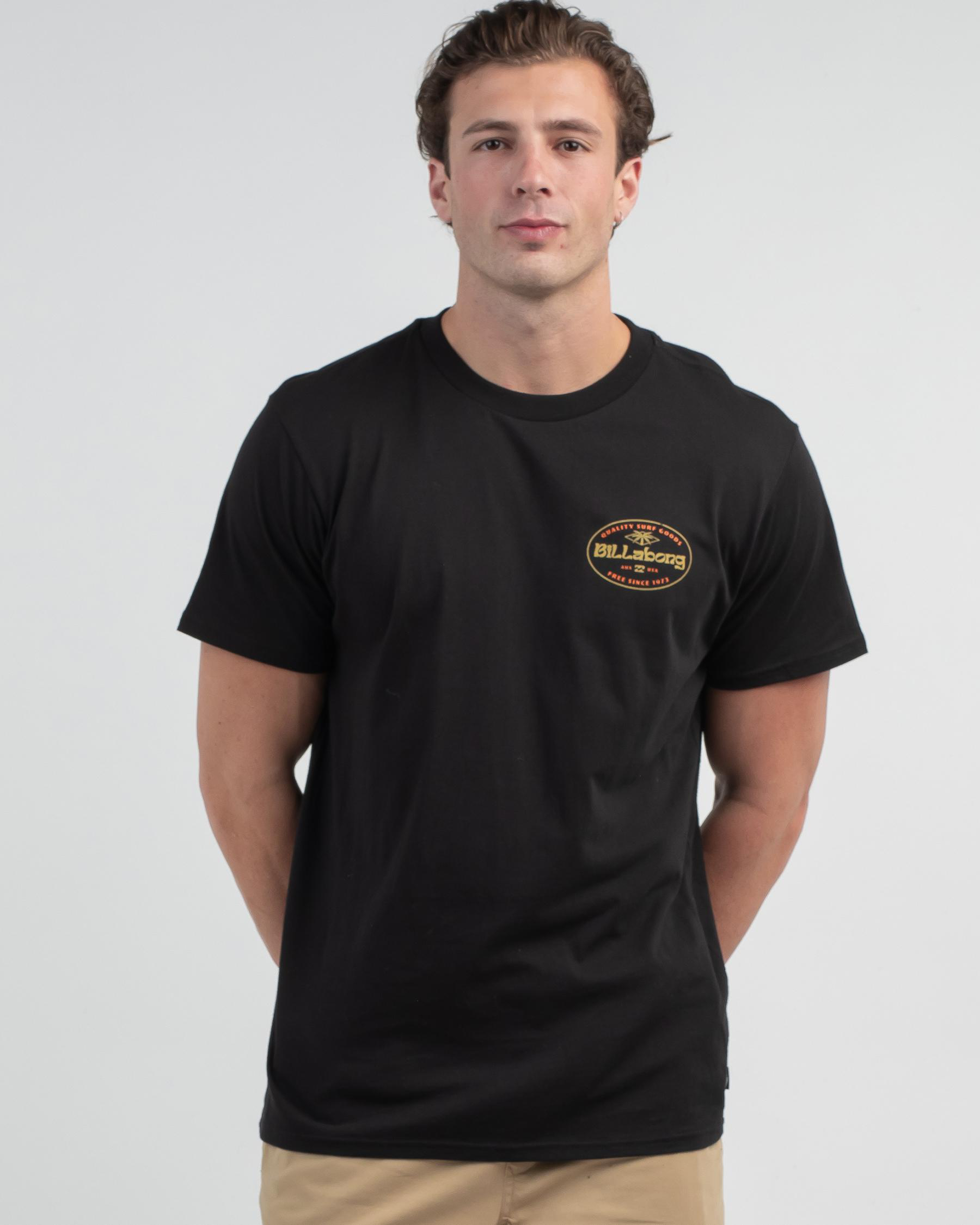 Shop Billabong Roundhouse T-Shirt In Black - Fast Shipping & Easy ...