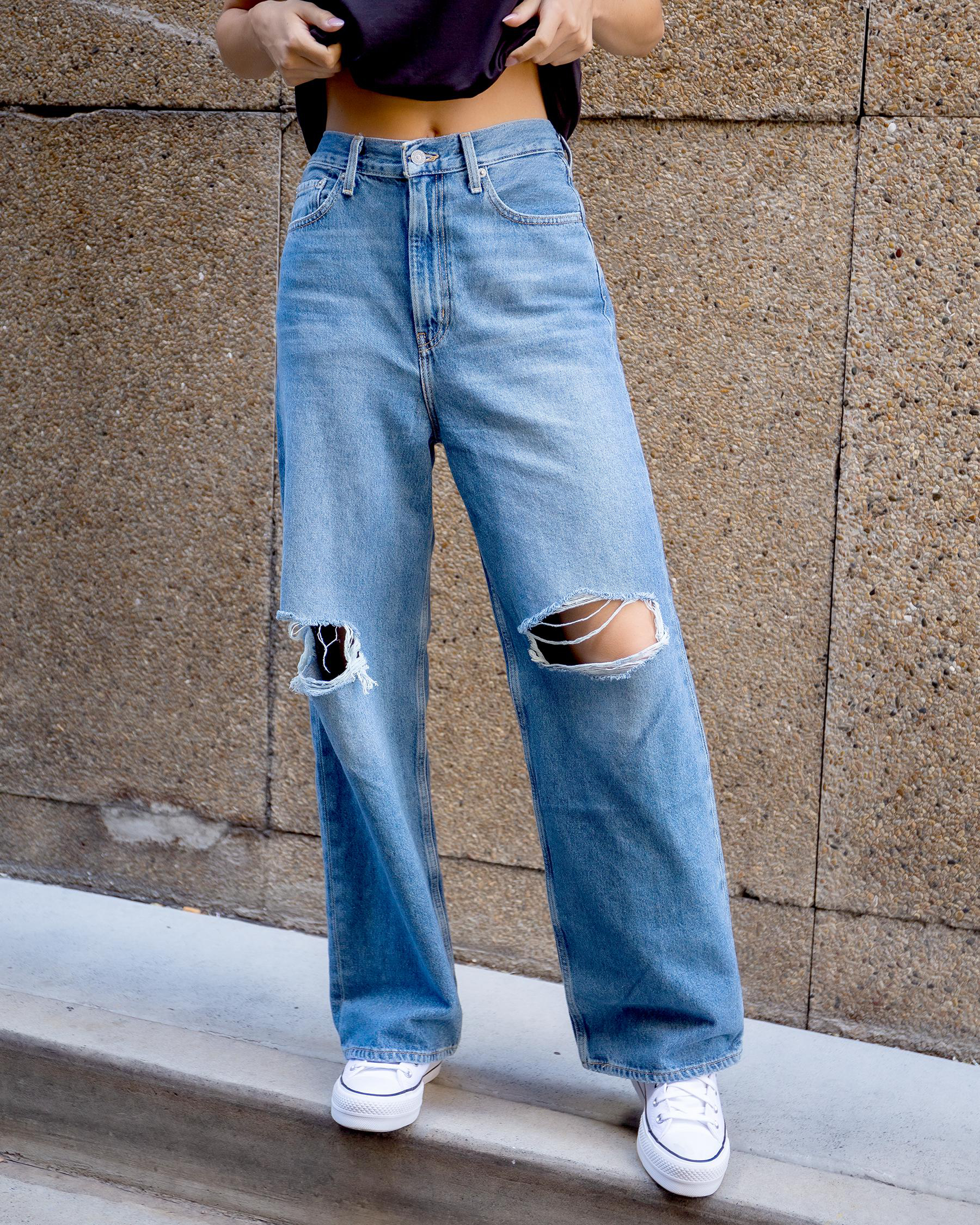 Shop Levi's High Loose Jeans In Max Out - Fast Shipping & Easy Returns ...
