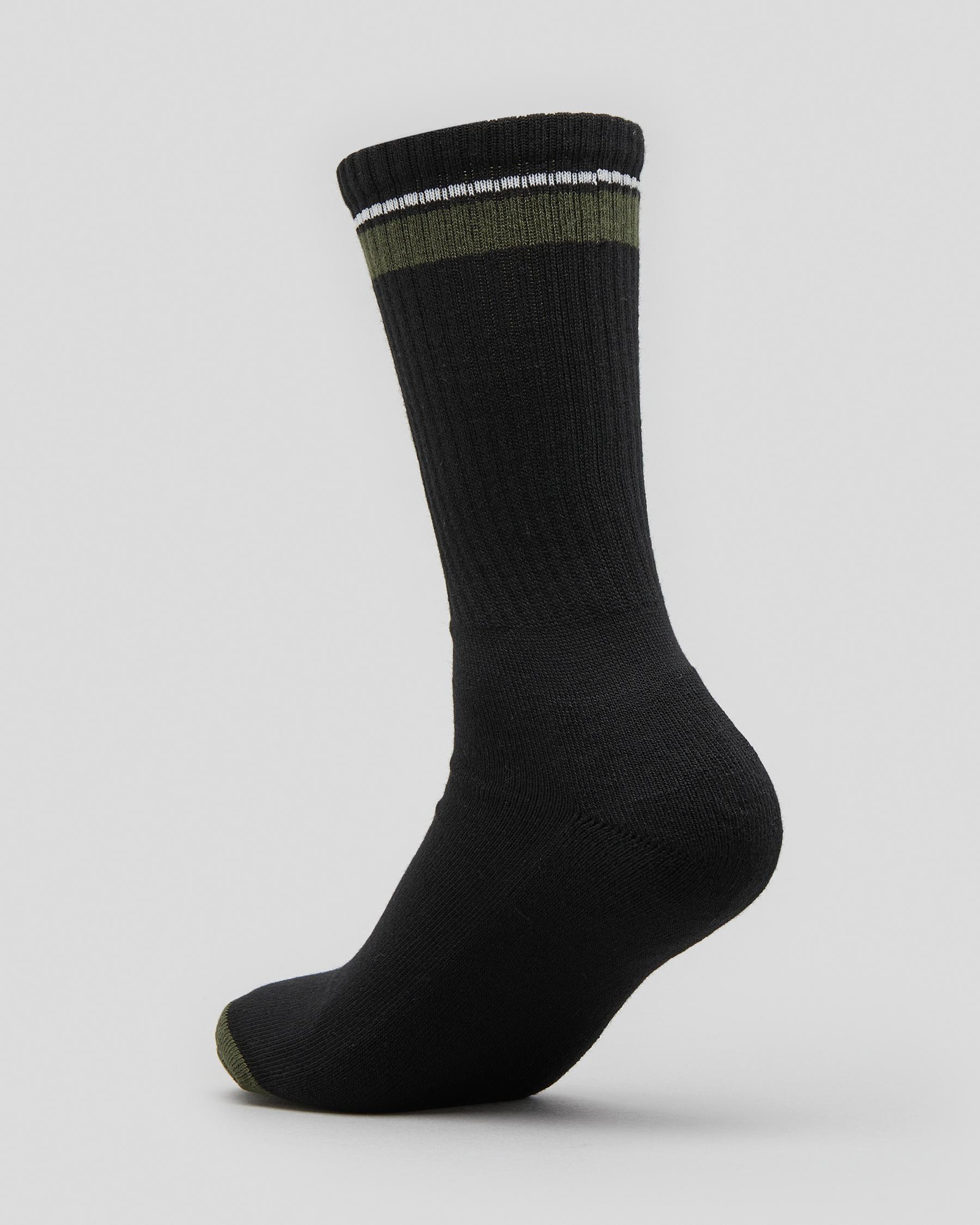 Shop Oakley Essential Socks 3 Pack In Blackout - Fast Shipping & Easy ...
