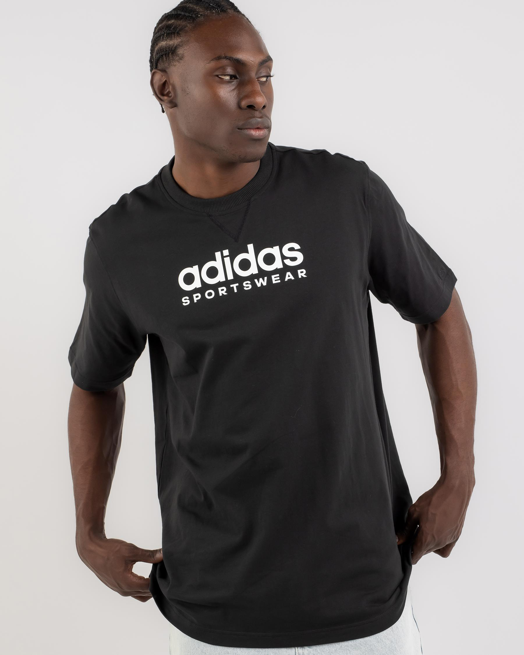 Shop adidas All Season T-Shirt In Black - Fast Shipping & Easy Returns ...