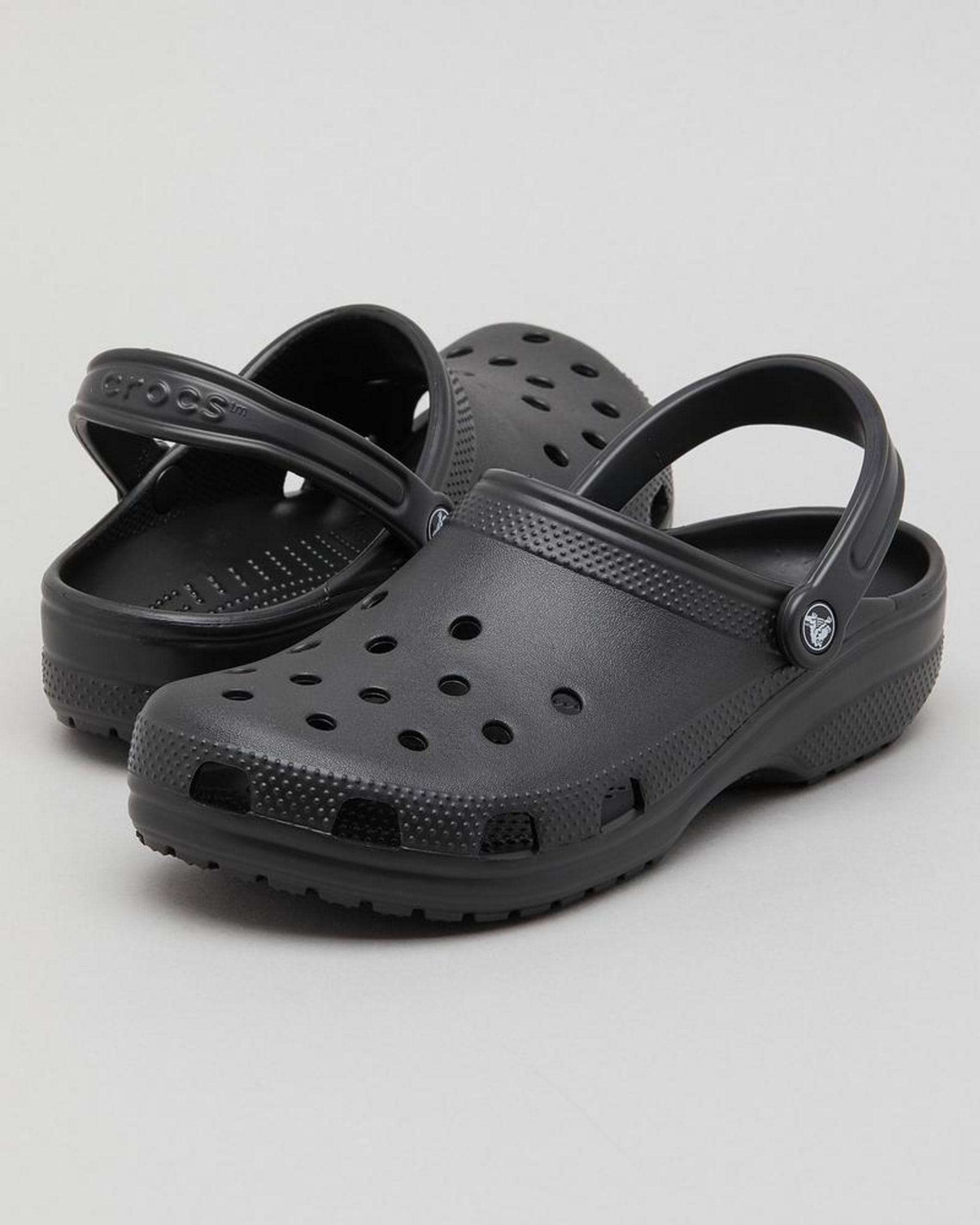 Shop Crocs Classic Clogs In Black - Fast Shipping & Easy Returns - City ...