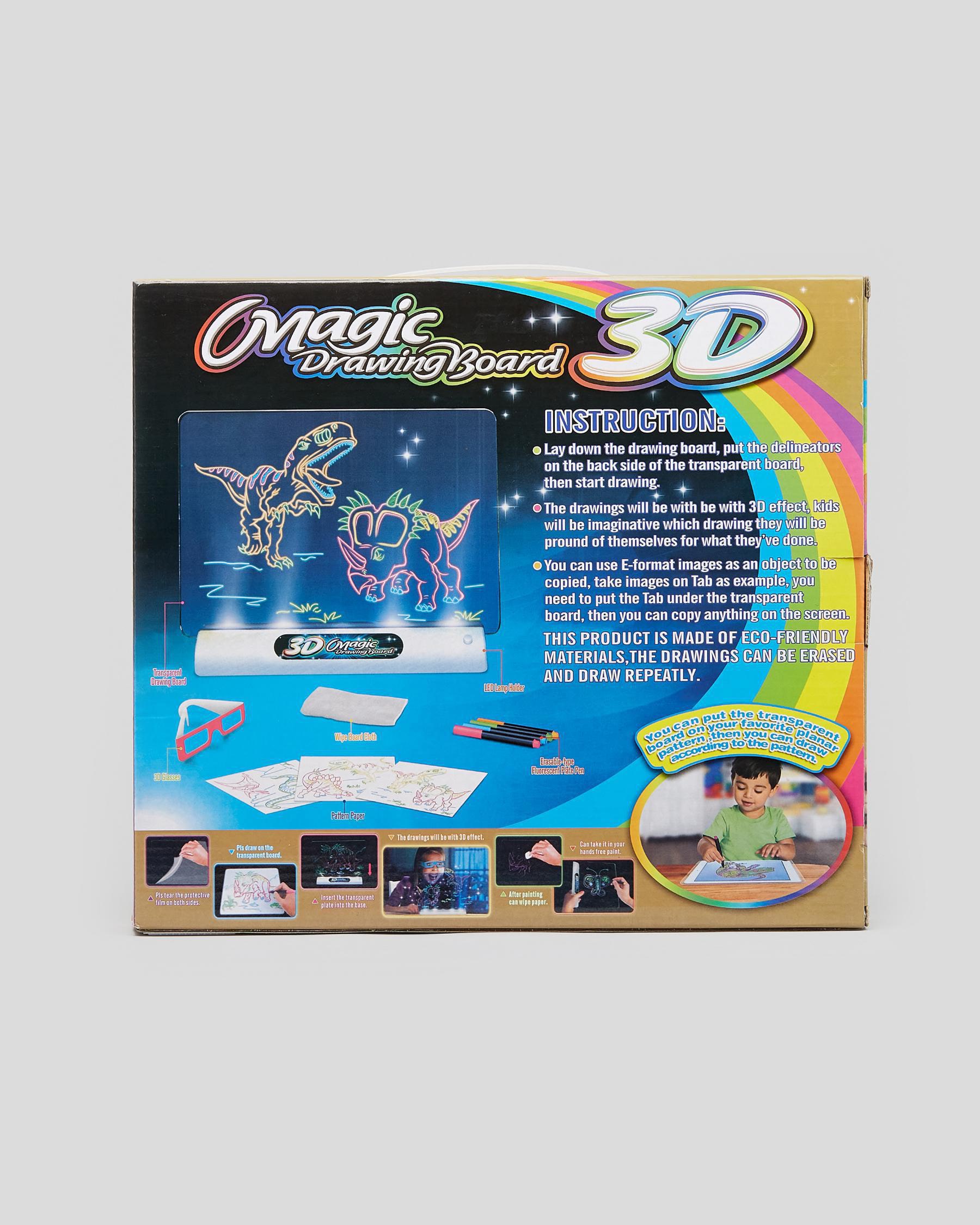Get It Now Magic 3D Drawing Board In Multi Fast Shipping & Easy