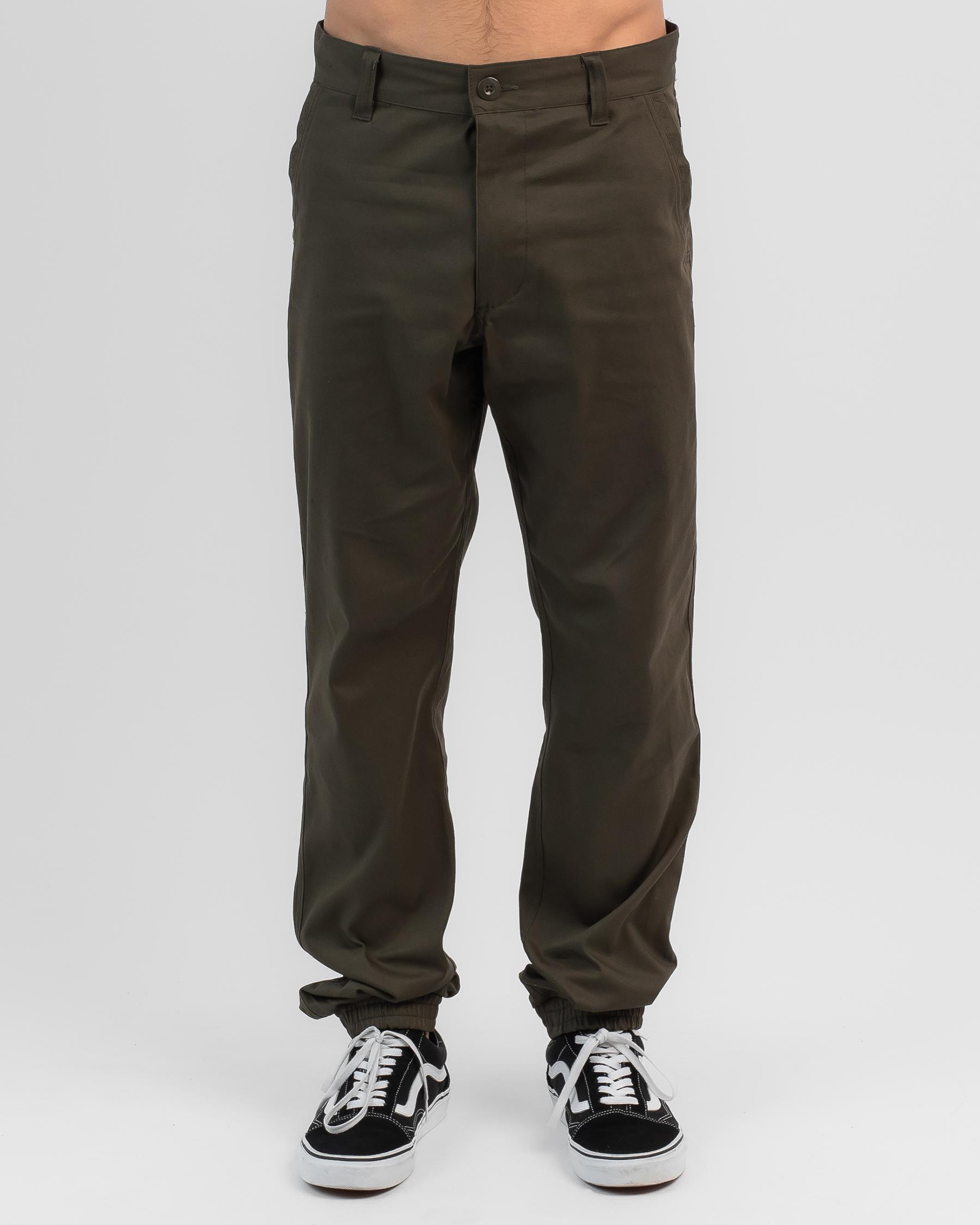 Shop Unit Rockbottom Pants In Military - Fast Shipping & Easy Returns ...