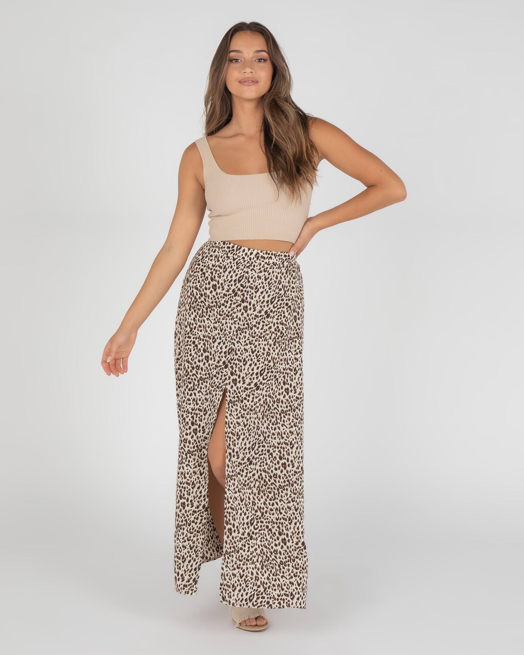 Leopard skirt hotsell city beach