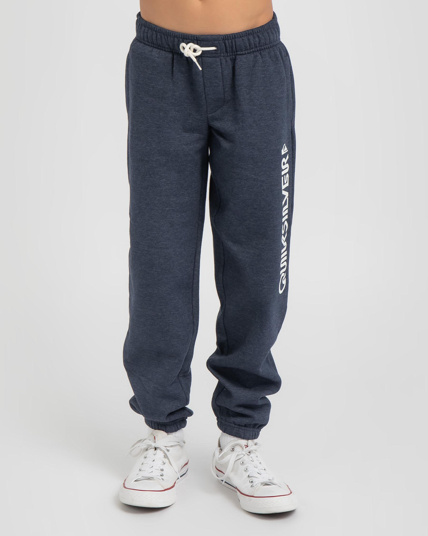 Shop Quiksilver Boys Screen Track Pants In Navy Blazer Fast Shipping And Easy Returns City 1326