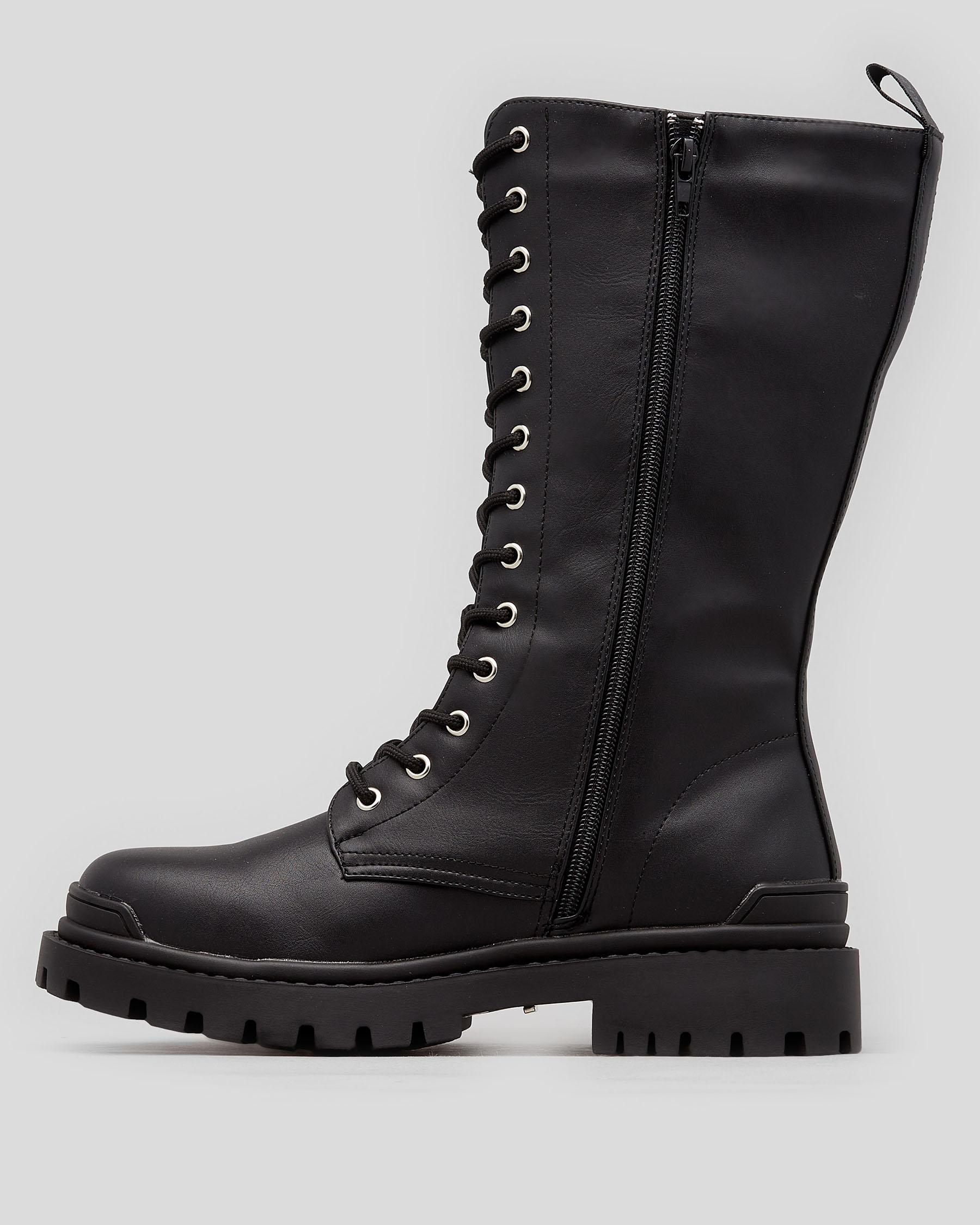 Shop Jonnie Whitlam Boots In Black - Fast Shipping & Easy Returns ...