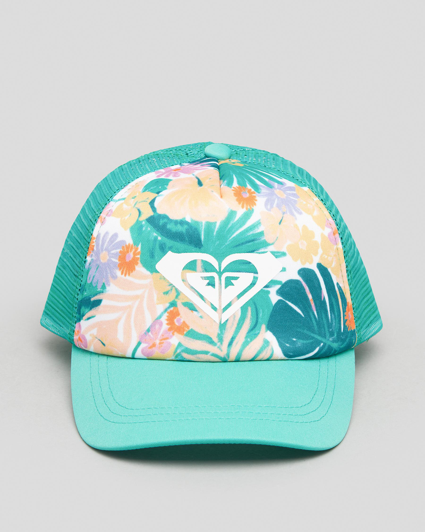 Emotion Cap Roxy FREE* Trails Easy In City Mint Shipping Tropical Beach & United Returns Trucker States - Toddlers\' - Sweet
