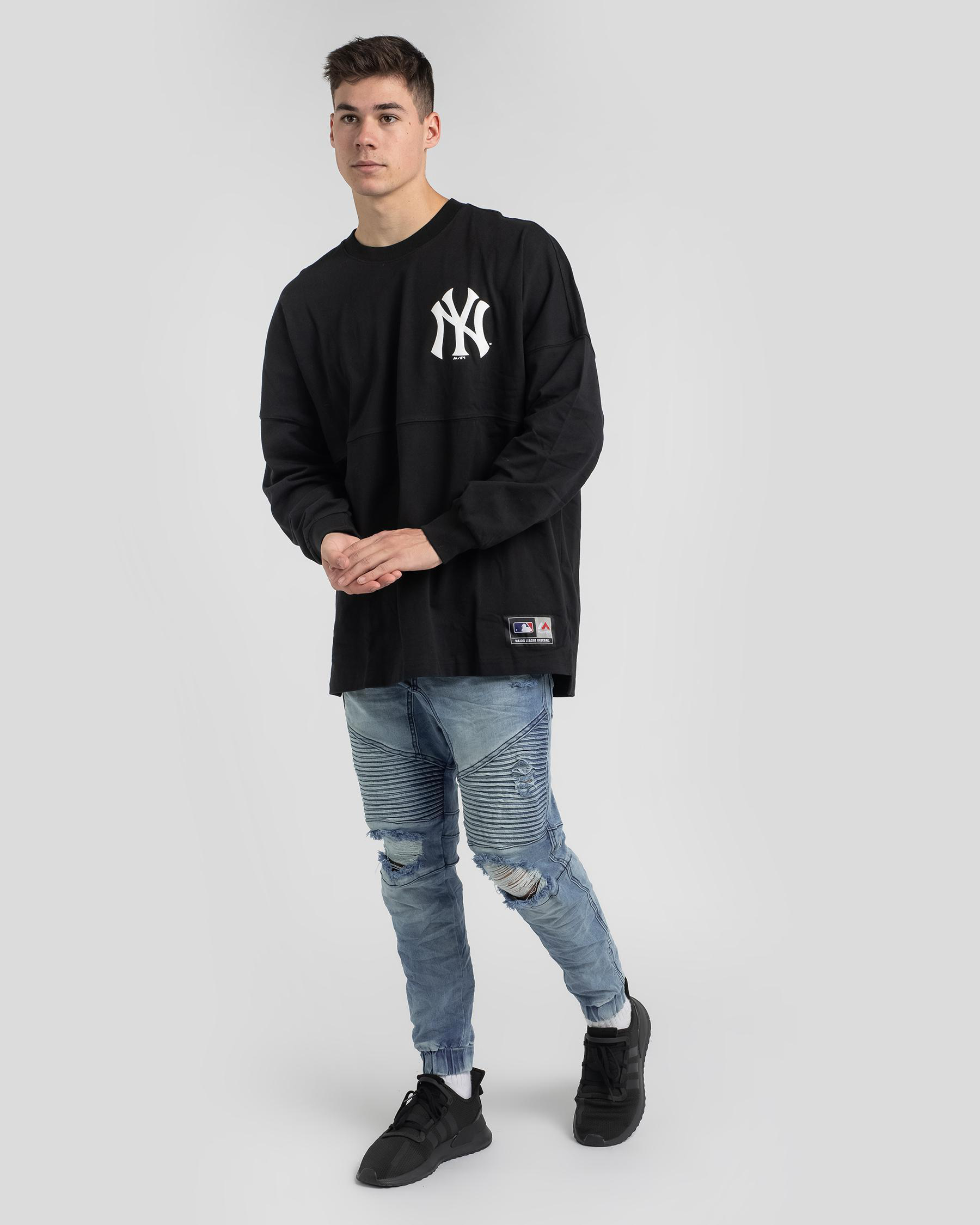 Majestic - New York Yankees Rando LS Tee in Black