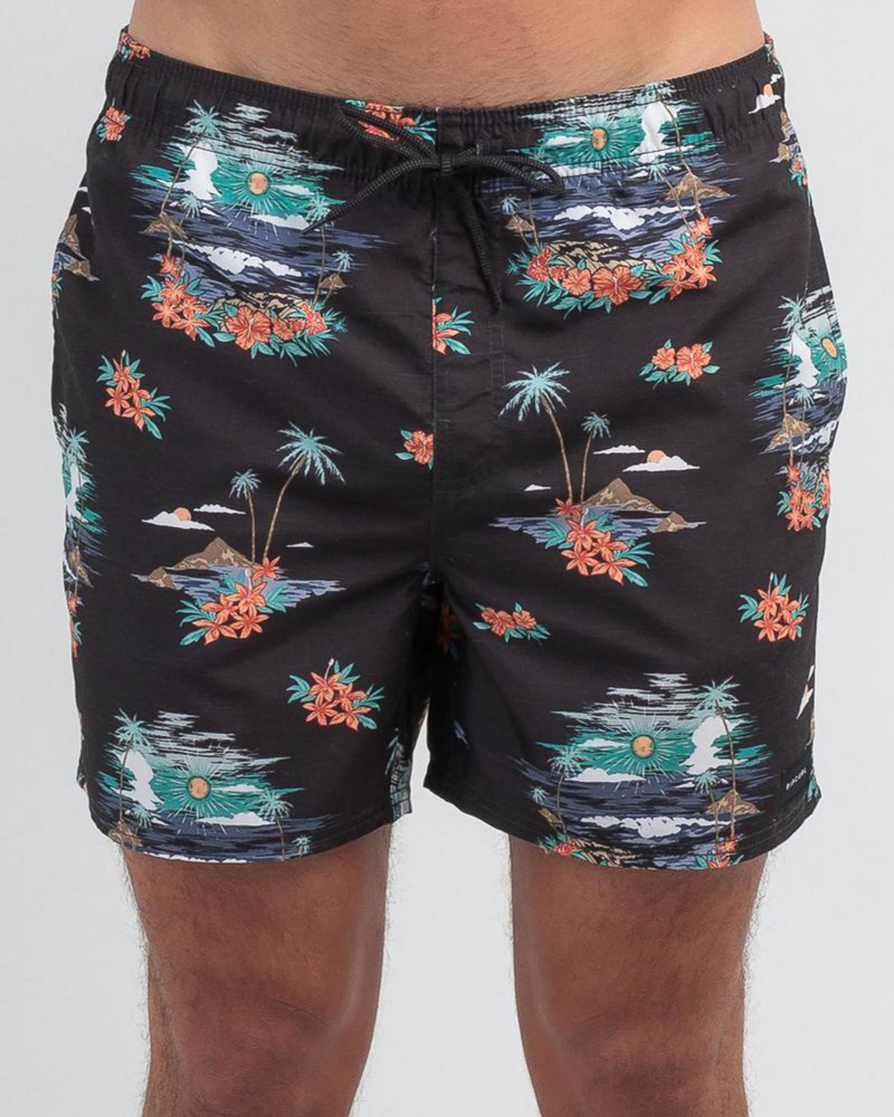 Shop Rip Curl Dreamers Volley Board Shorts In Black - Fast Shipping ...