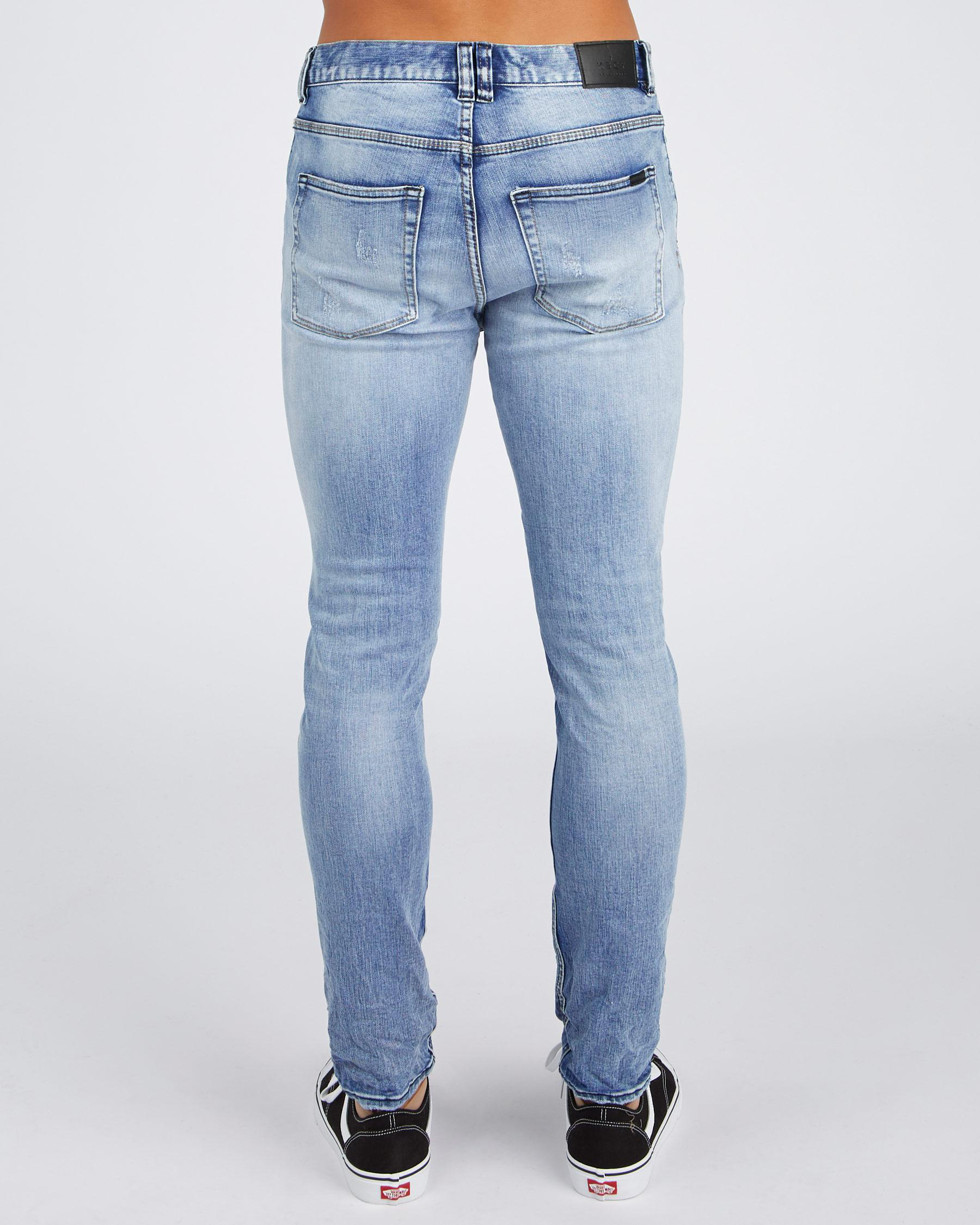 Shop Kiss Chacey Pocket Skinny Jeans In Worn N Torn - Fast Shipping ...